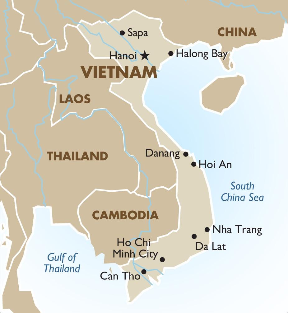 vietnam ciudad de ho chi minh mapa