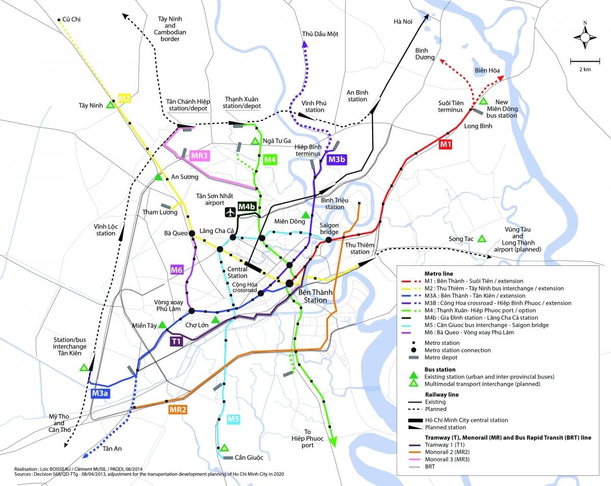 ho chi minh city mapa del metro