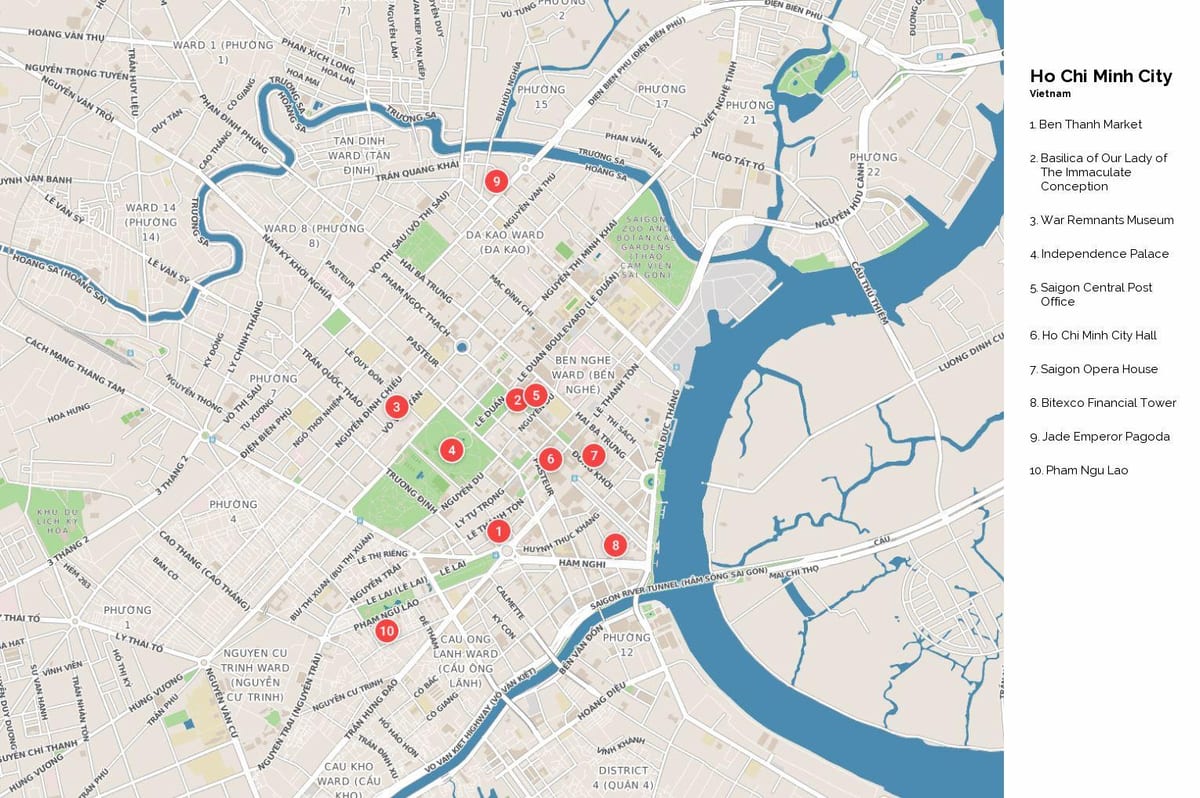 ho chi minh mapa