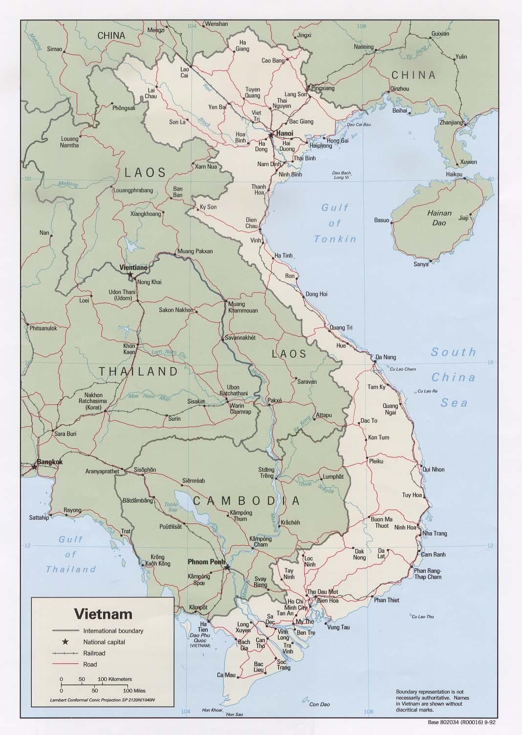 Mapa de la ciudad de ho chi minh puerto