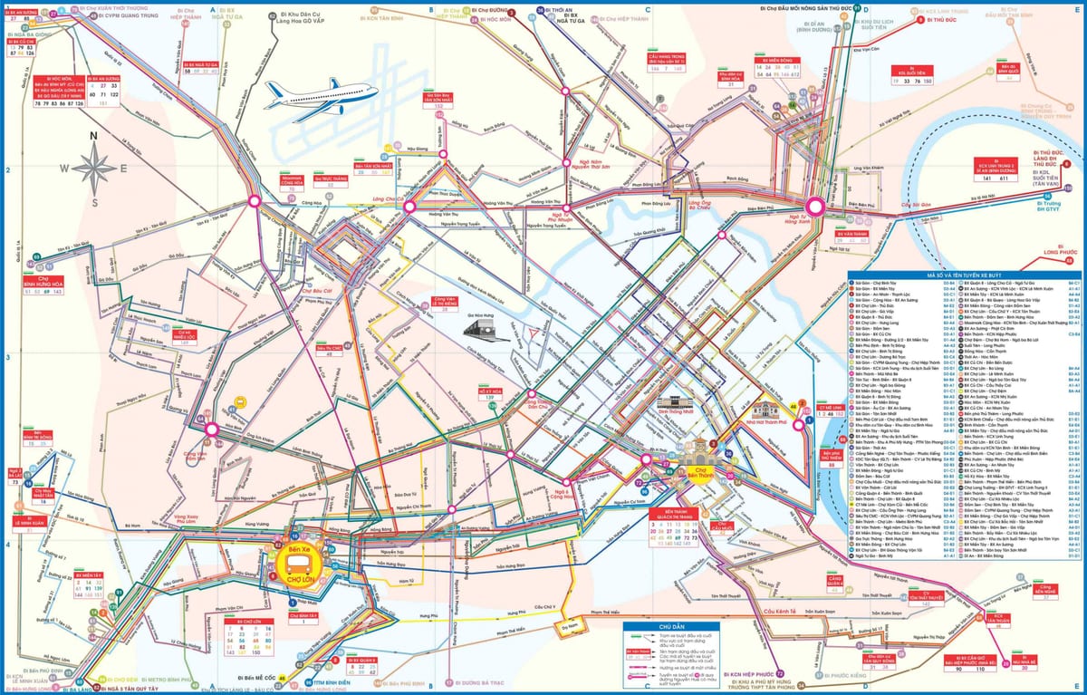 ho chi minh city bus mapa