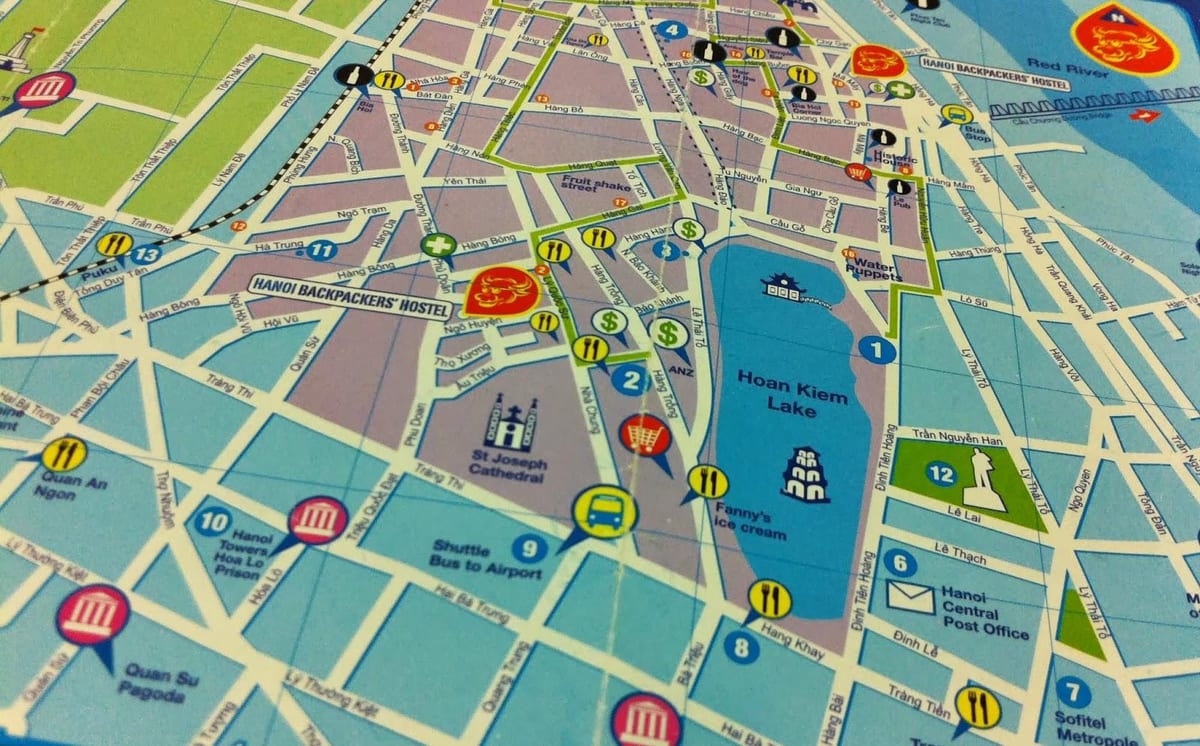la ciudad de ho chi minh recorrido a pie mapa