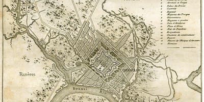 Mapa de la antigua saigón