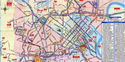 Mapa de calle de saigón