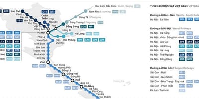 La estación de ferrocarril de la ciudad de ho chi minh mapa de la ciudad