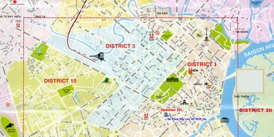 Sai gon mapa