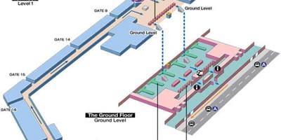 Saigon aeropuerto mapa